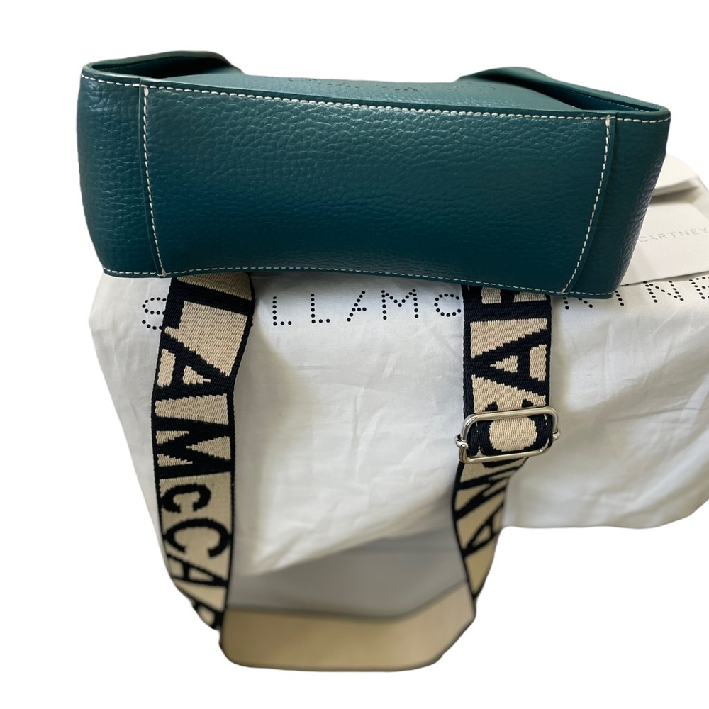 NEW STELLA MCCARTNEY PERFORATED LOGO SMALL CROSSBODY BAG - Picture 9 of 10